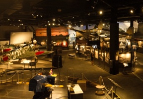 The museum's World War II area